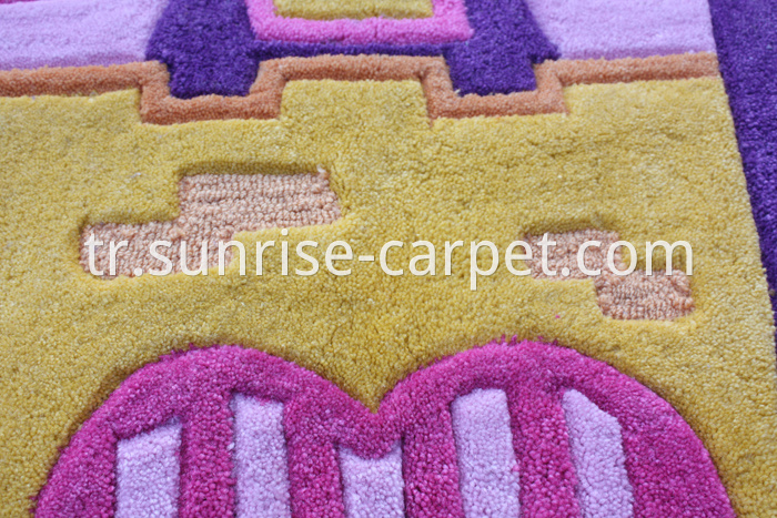 Kids Rug with House Shape